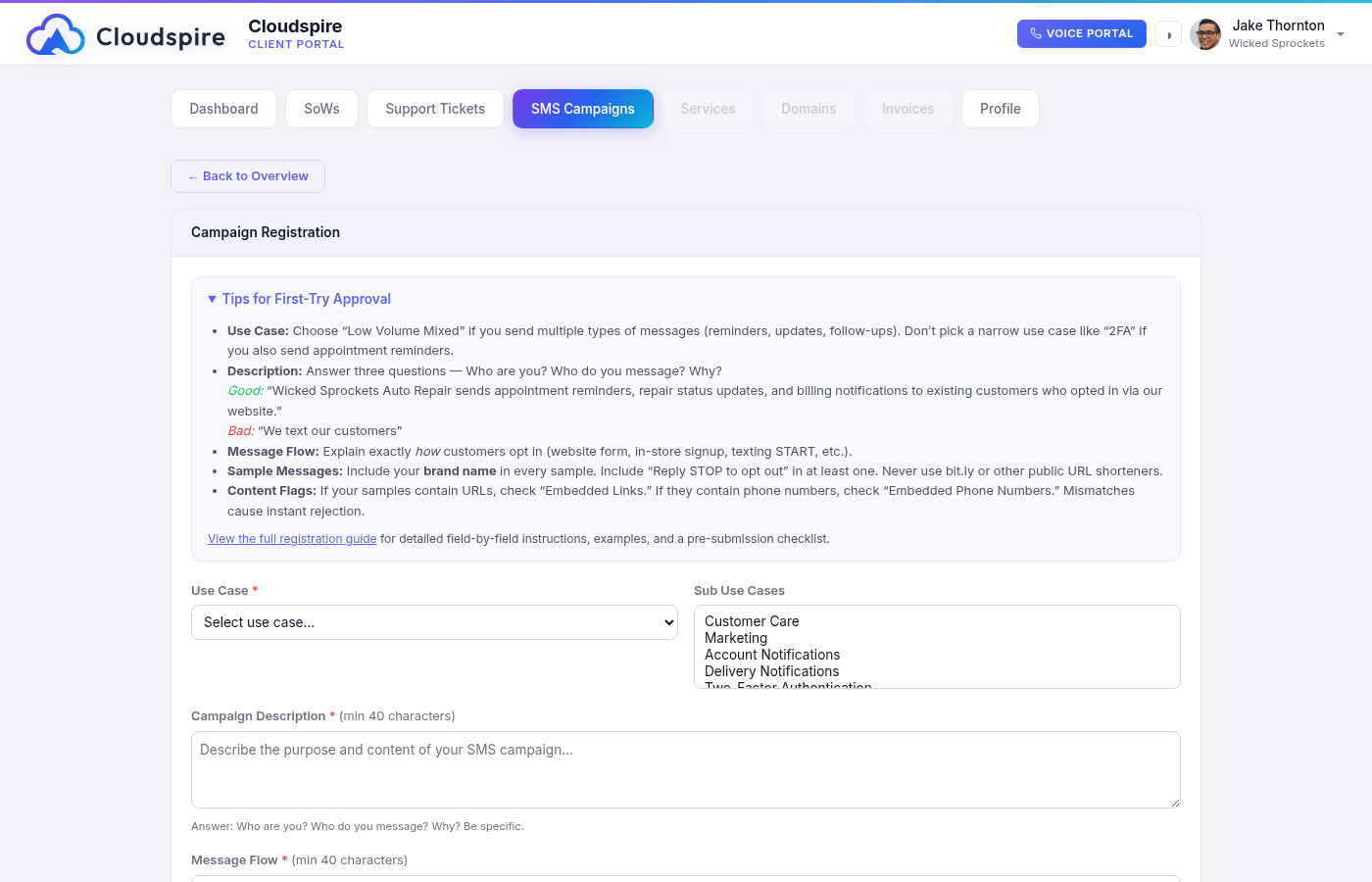 Campaign Submission Form