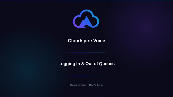 Watch: Logging In & Out of Queues