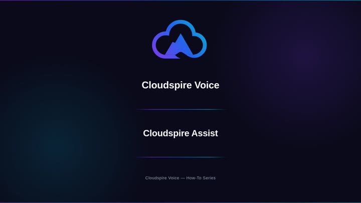 Watch: Cloudspire Assist
