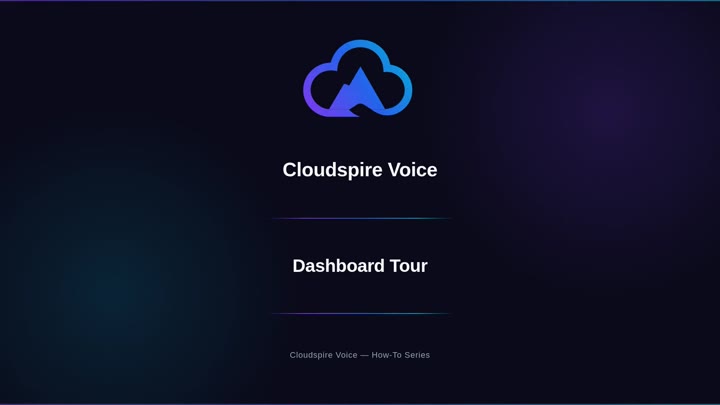 Watch: Dashboard Tour