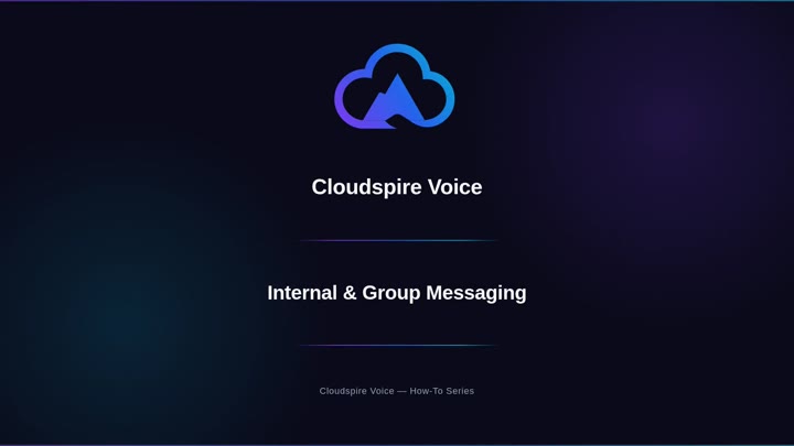 Watch: Internal & Group Messaging