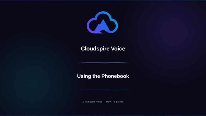 Watch: Using the Phonebook