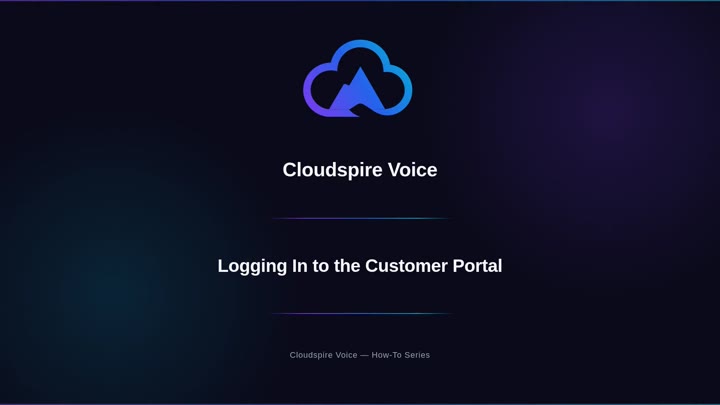 Watch: Logging In