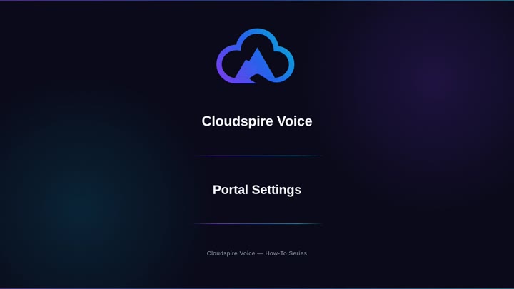 Watch: Portal Settings