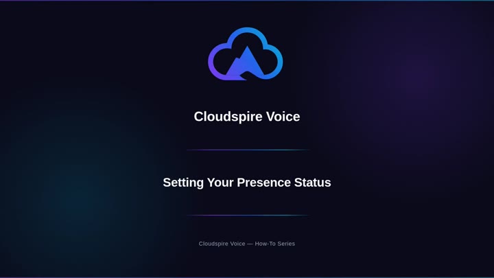 Watch: Setting Your Presence Status