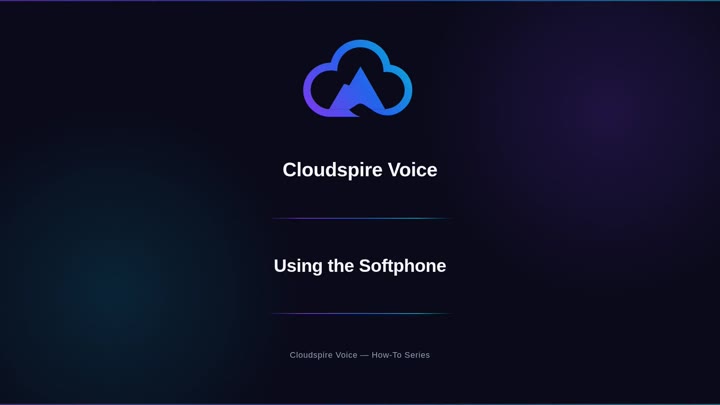 Watch: Using the Softphone